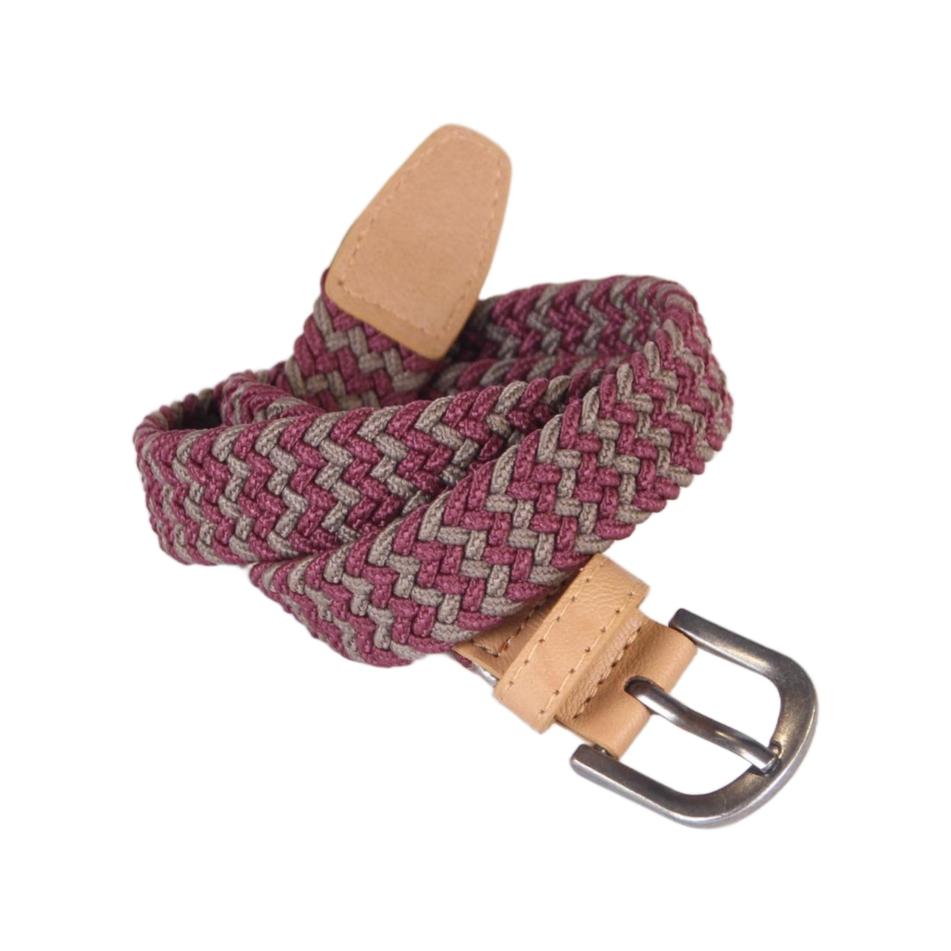 Kids Stretch Cord Braided Belt - Boys Size (4-7 Y) (8-14Y)