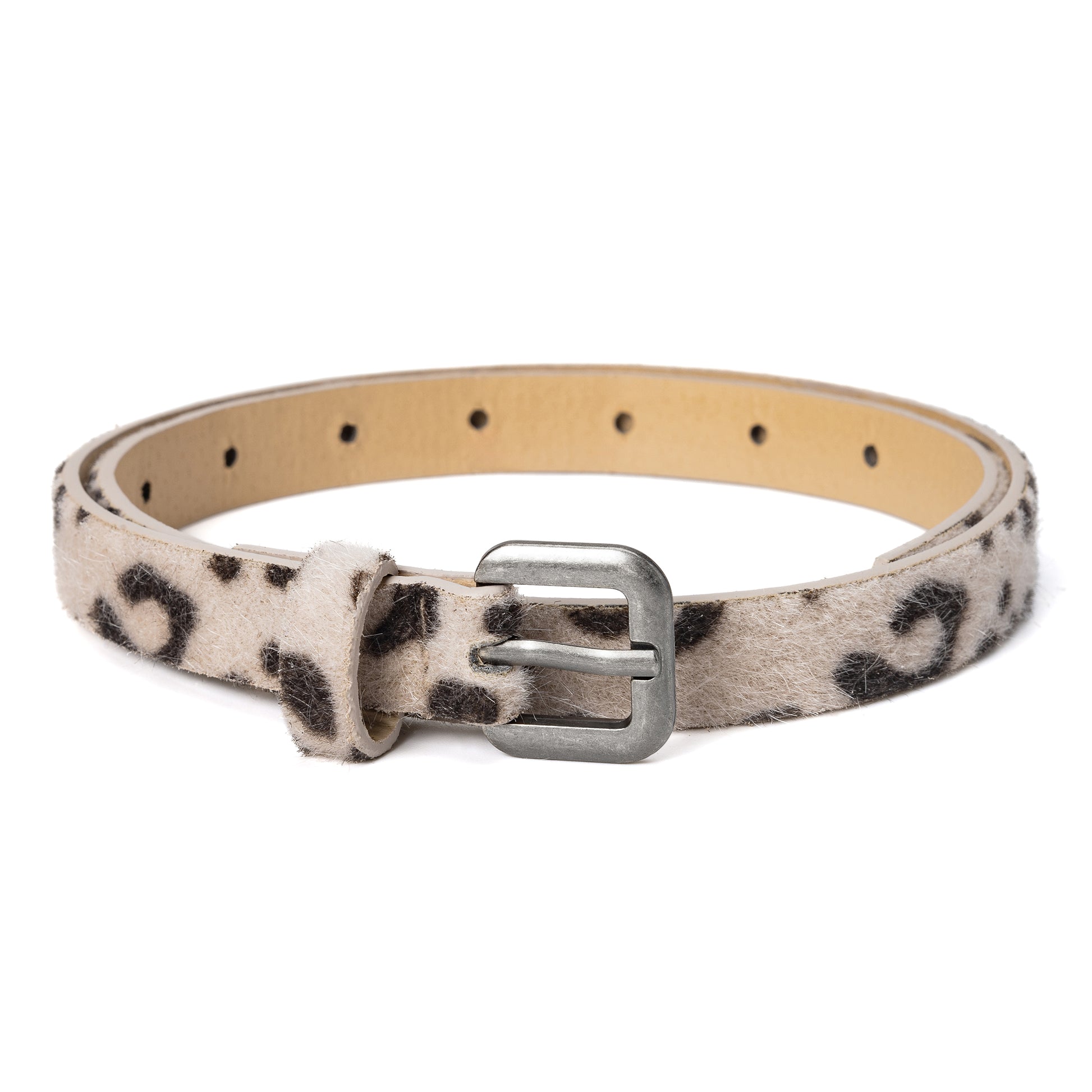 Girls' Leopard Print Faux Leather Belt – Fashion Belt for Kids, Teens 4-19 Y