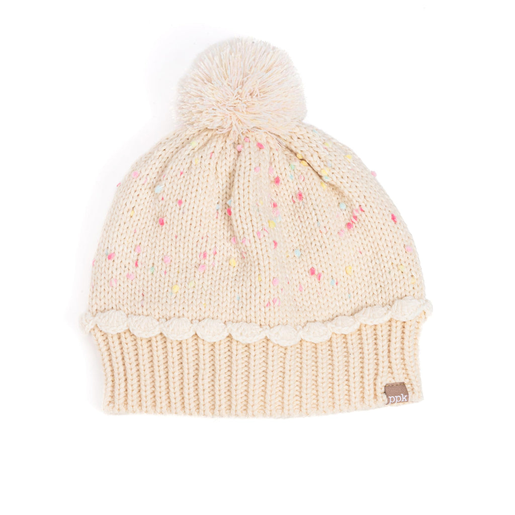 Cupcake Shaped Knit Beanie Hat for Children 1-12 Y, Cute Novelty Design, Premium Quality
