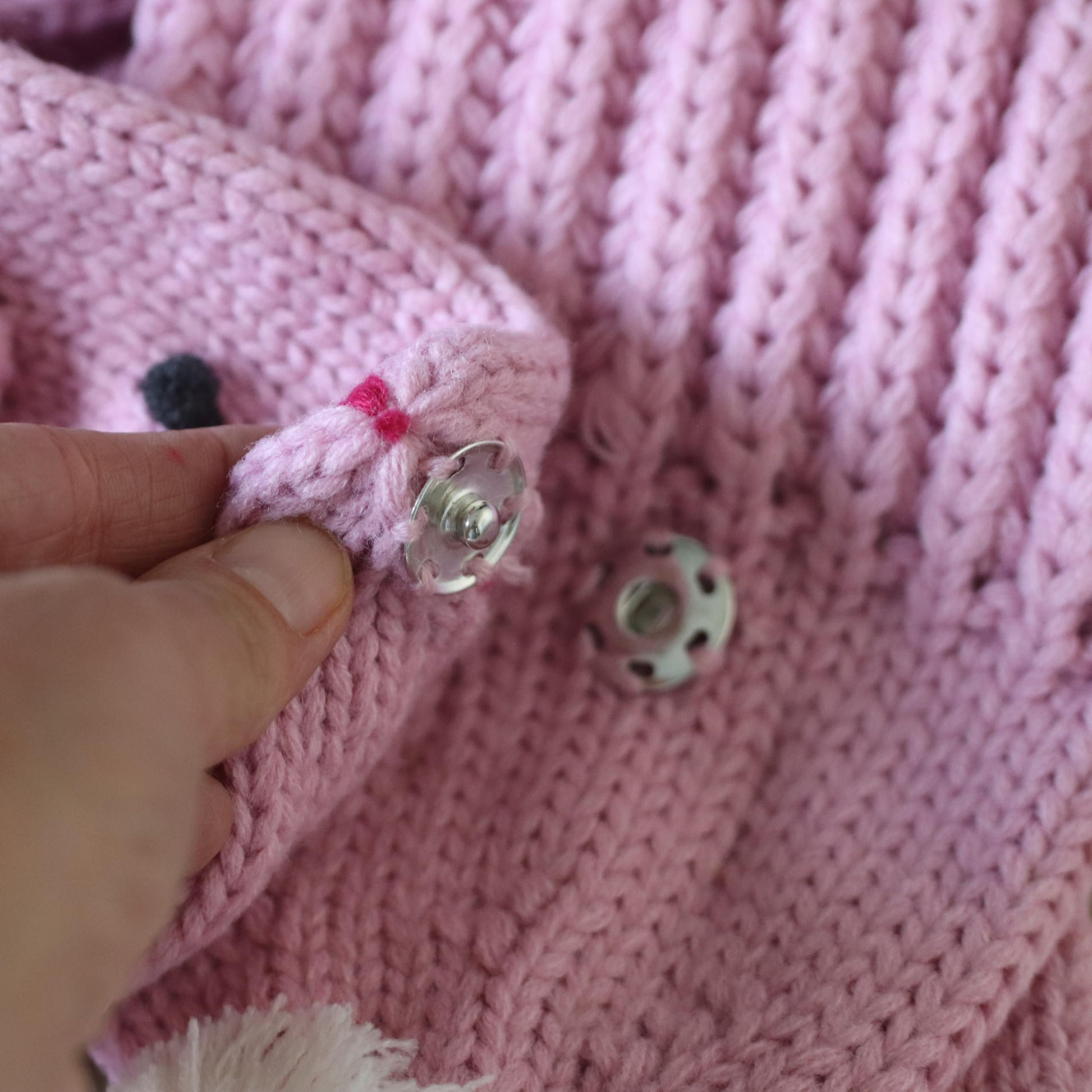 Kids Soft Knit Bunny Scarf- (Children Age 4/5-12Yr)