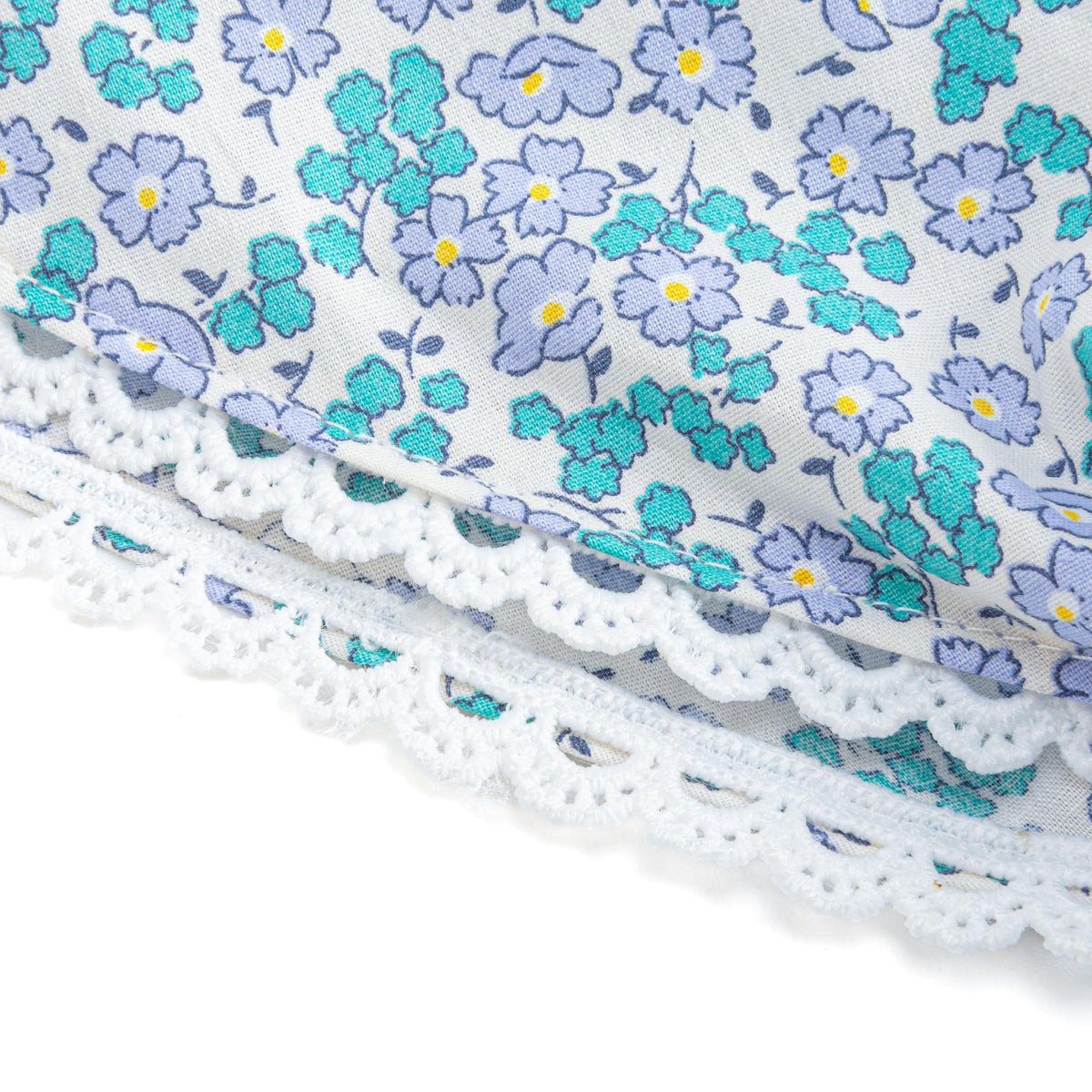 Toddler Girls Summer Bandana Scarf Headband - Country Floral (1-3 Y), Cotton