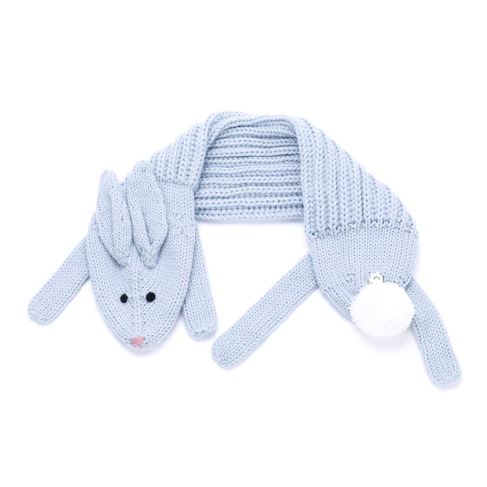 Kids Soft Knit Bunny Scarf- (Children Age 4/5-12Yr)