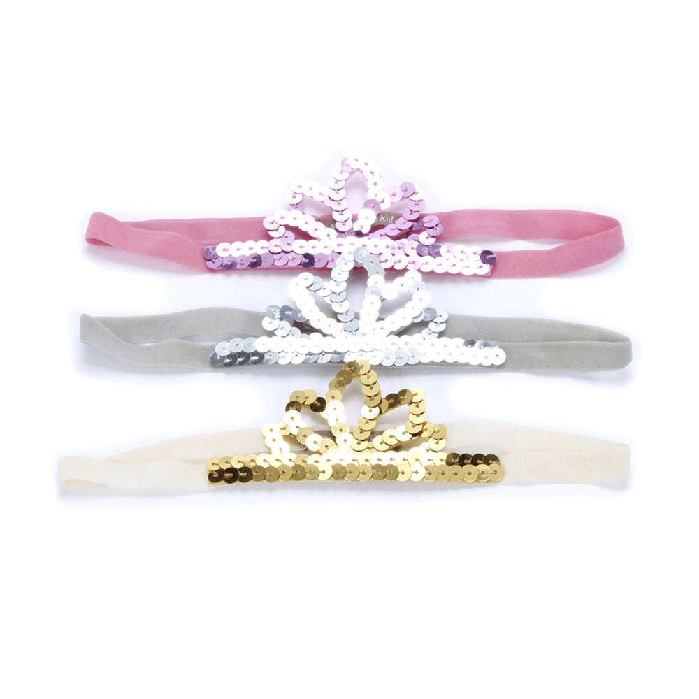 Little Girls Sparkly Princess Tiara Headband- Age 3-8