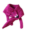 Girls Fox Scarf - Neck Warmer with Snap Button (Ages 4-12 Years)