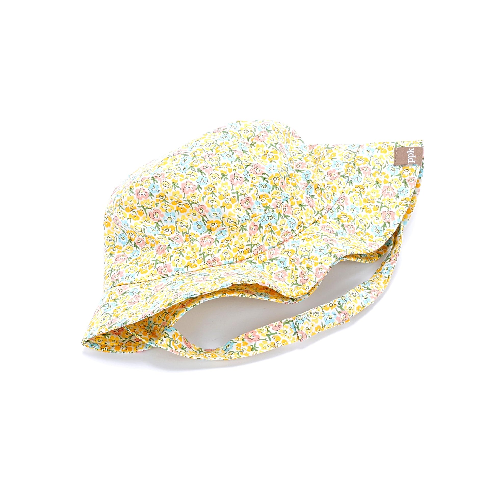 Toddler/Little Girls Bucket Sun Hat (1-2Y) (2-6Y) Yellow