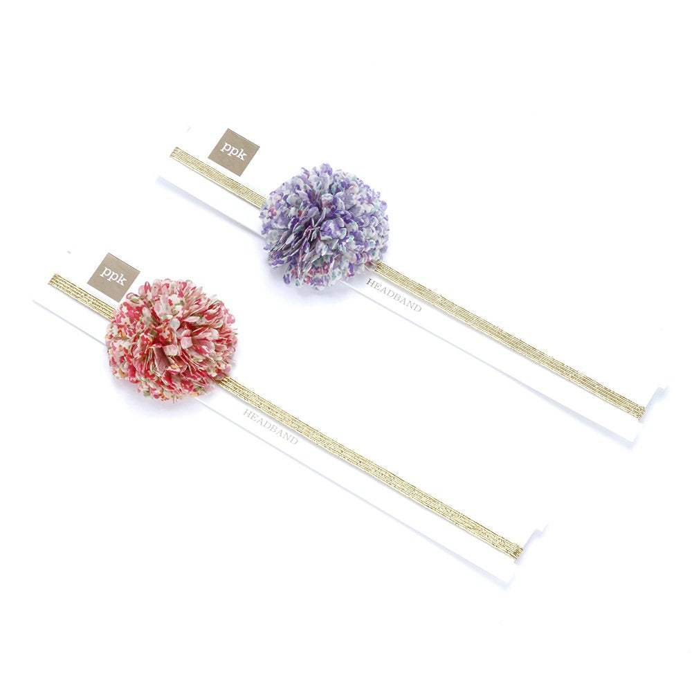 Floral Gold Headband for Girls 3-10