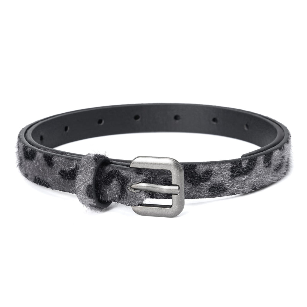 Girls' Leopard Print Faux Leather Belt – Fashion Belt for Kids, Youth, & Women