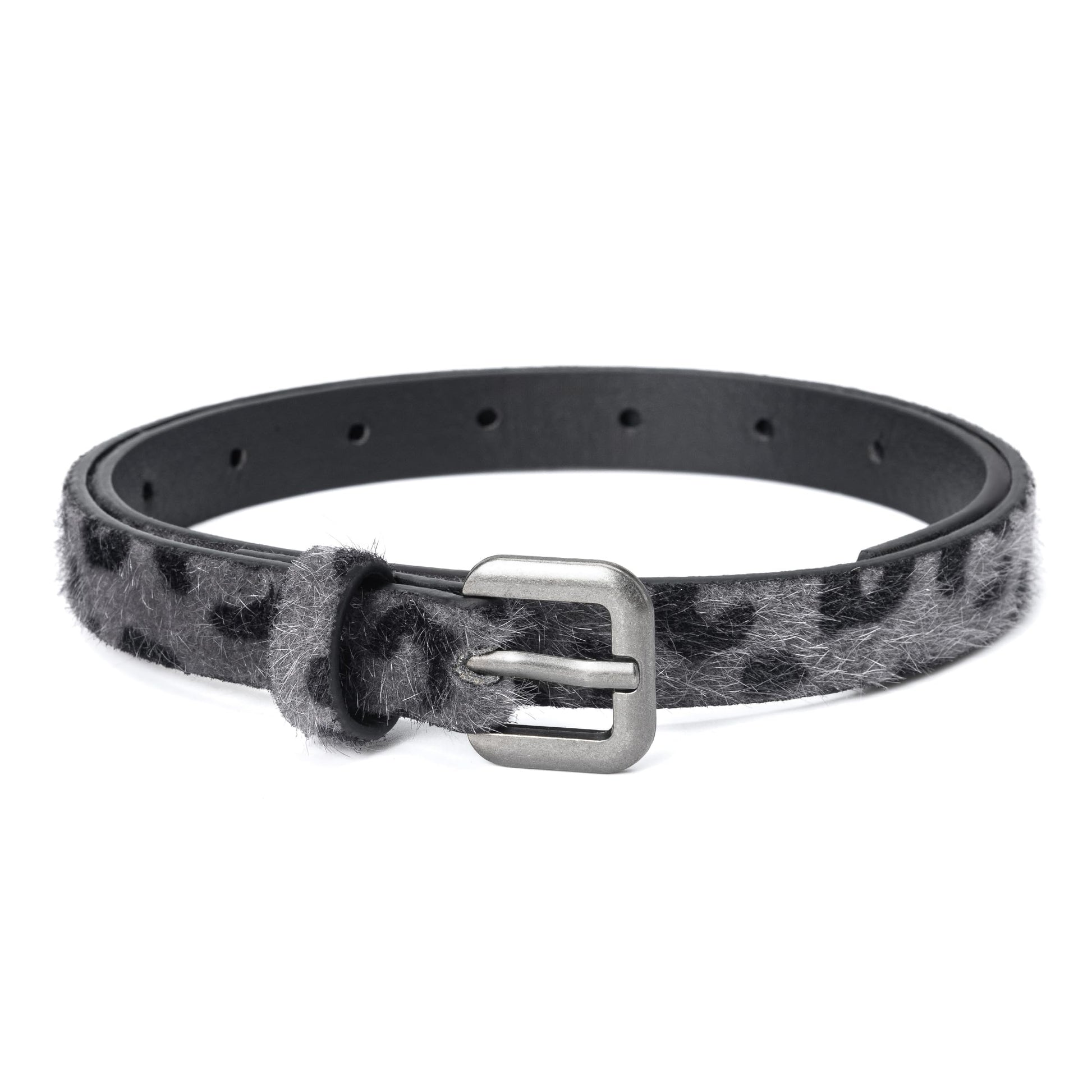 Girls' Leopard Print Faux Leather Belt – Fashion Belt for Kids, Youth, & Women