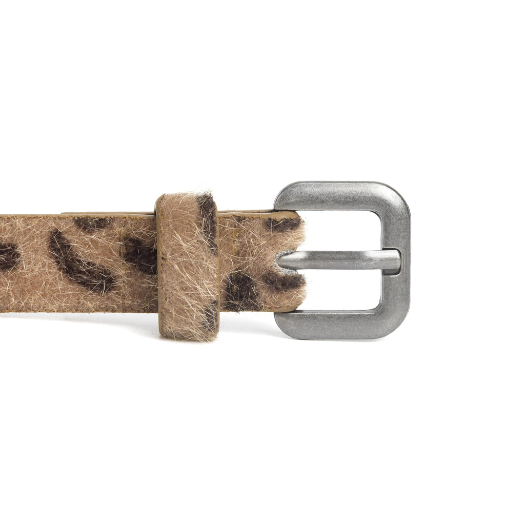 Girls' Leopard Print Faux Leather Belt – Fashion Belt for Kids, Youth, & Women