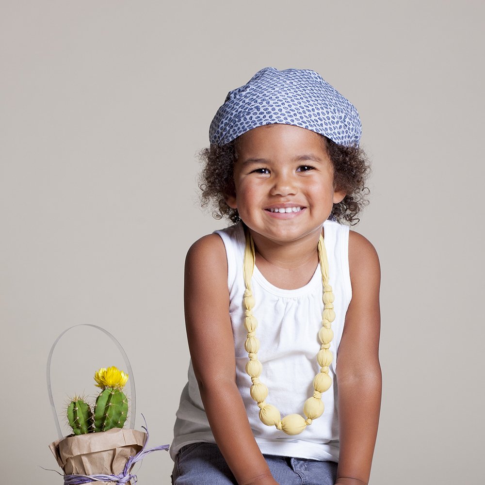 Kids Unisex Hair Bandana Head Scarf- Paisley - Pre-tied, Adjustable (Toddlers, Kids Age 3-8 Y)