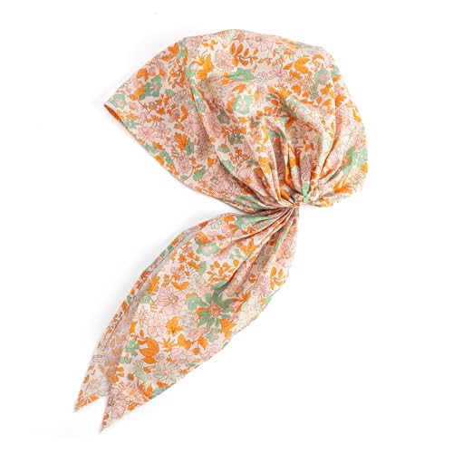 Peppercorn Kids Girls Pre-tied Hair Bandana Scarf - Kids Age 3-8 Y- Vintage Floral