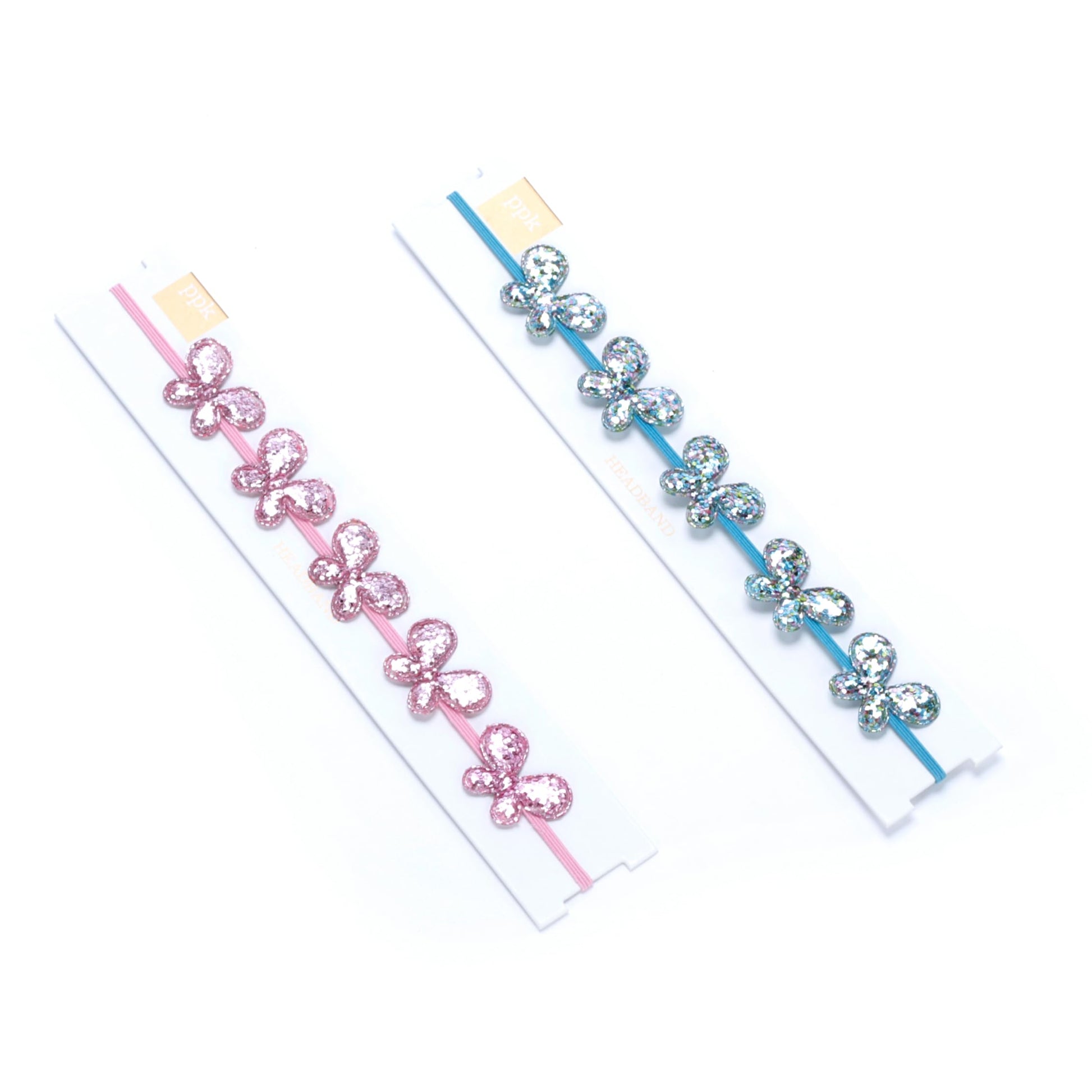 Little Girls Sparkly Butterfly Headband- Toddlers and Kids 3-8 Years