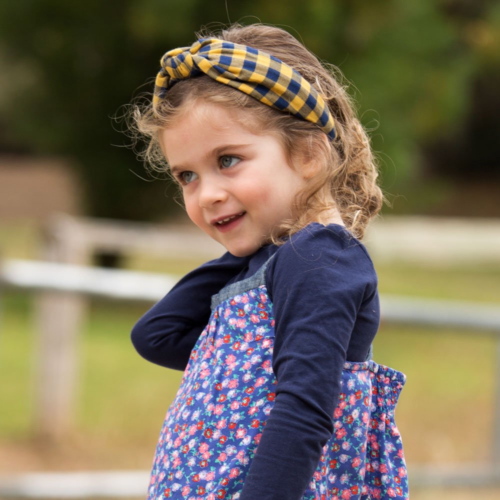 Peppercorn Kids Girls Headband- Classic Plaid (Age 3-12Y)