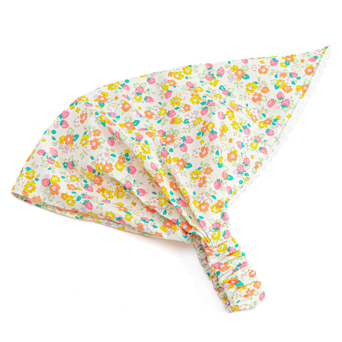 Toddler Girls Summer Bandana Scarf Headband - Country Floral (1-3 Y), Cotton