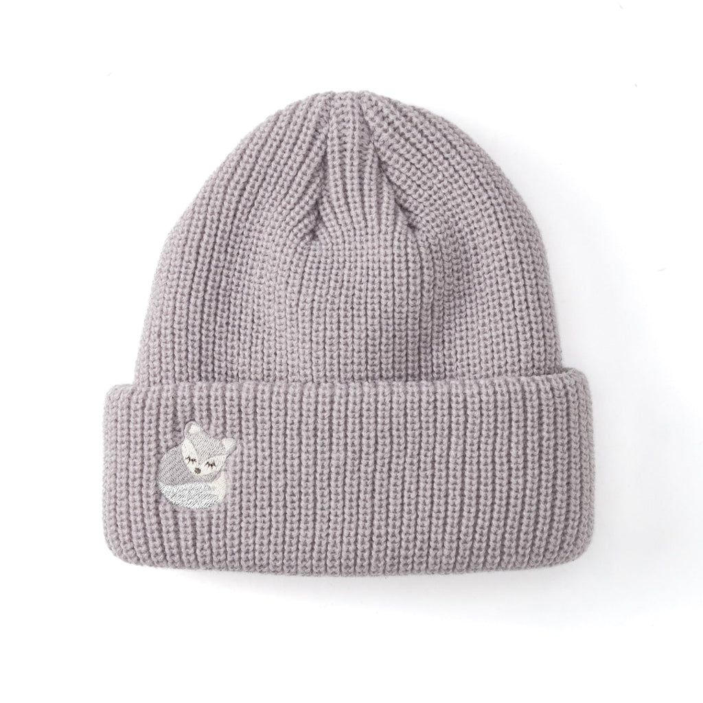 Girls Purple Beanie for Ages 3 to 10 Years, Premium Quality Winter Essential