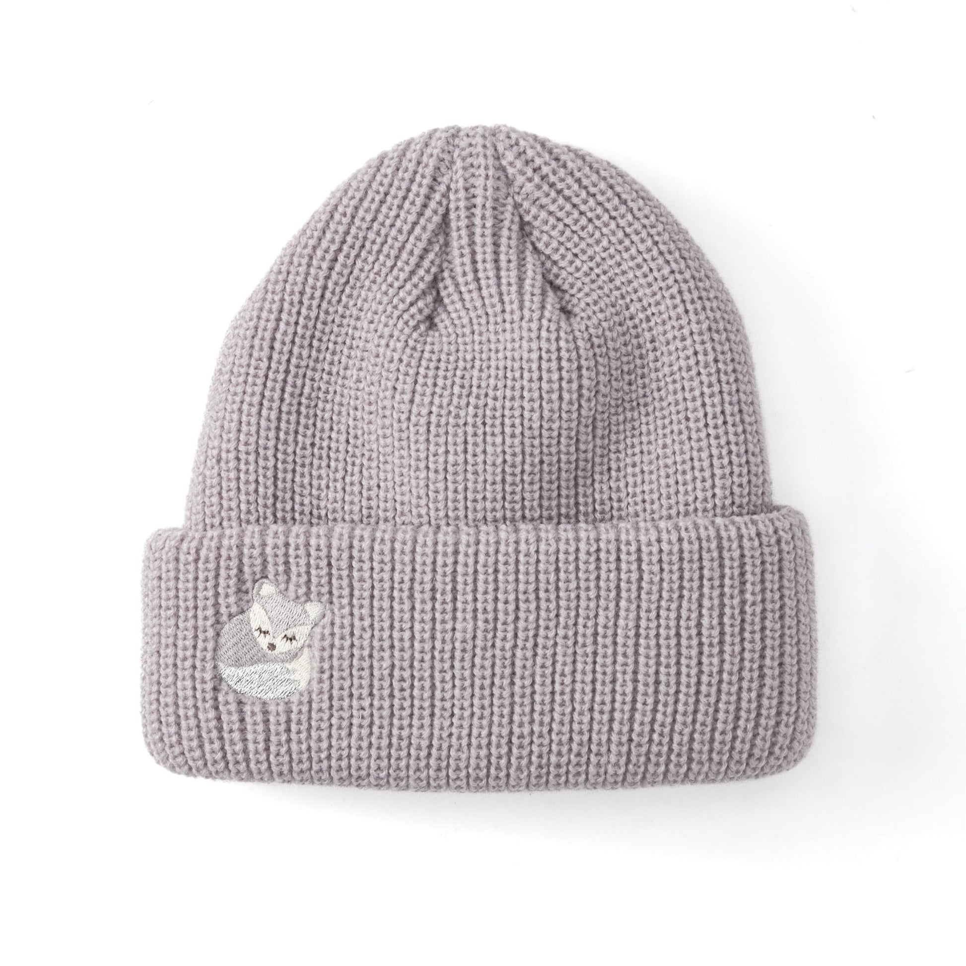 Girls Purple Beanie for Ages 3 to 10 Years, Premium Quality Winter Essential
