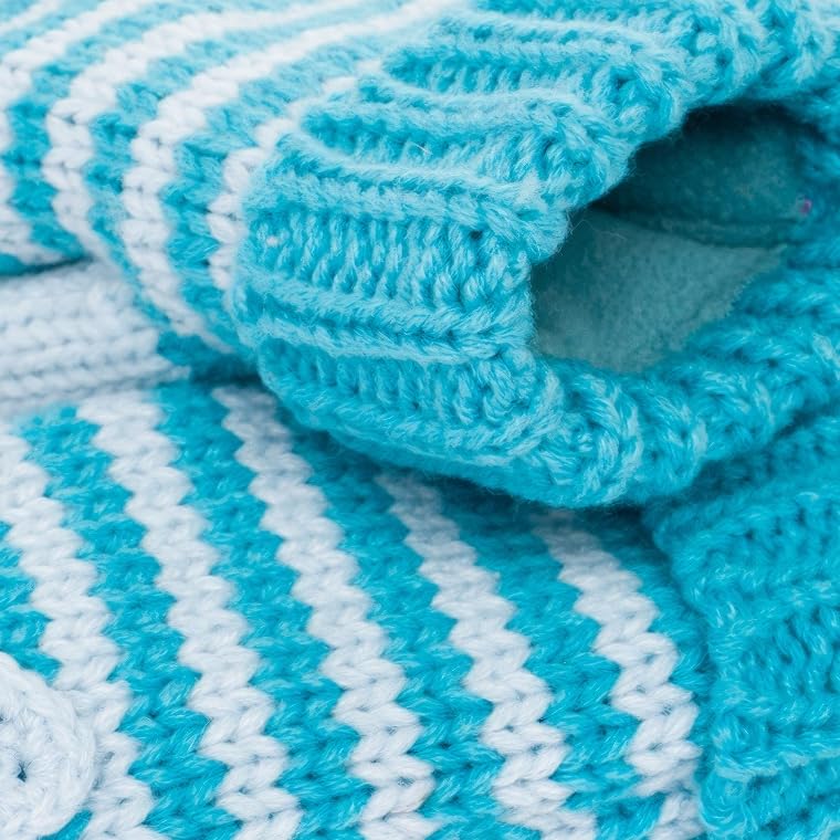 Kids Knit Beanie Set with Mittens, for Boys and Girls (Age 1-6Y) Unique Novelty Design, Premium Quality
