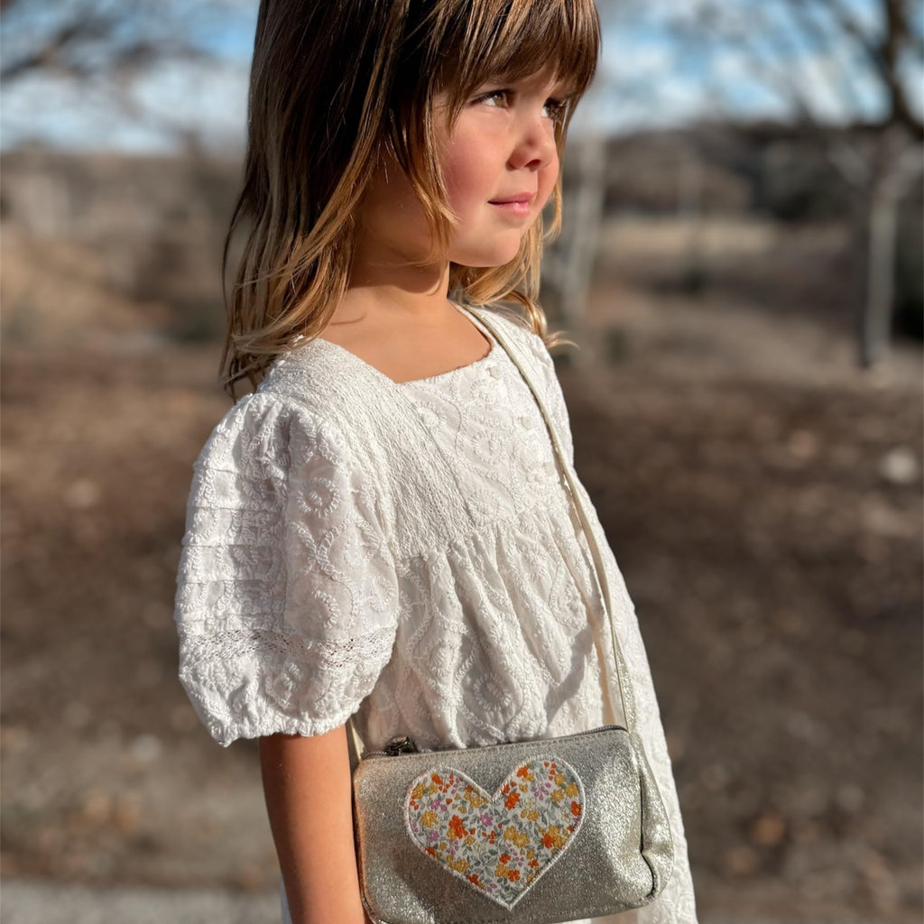 Sparkly Glitter Heart Purse for Girls Ages 3–8 – Cute Crossbody Gift