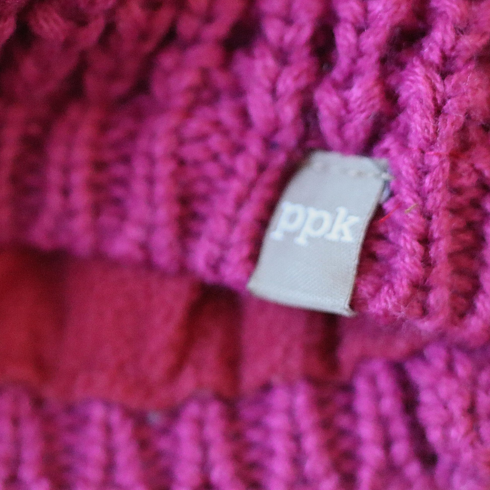 Girls Textured Knit Slouchy Beanie Hat - Warm Fleece Lined (Kids Age 5-12 Yr)