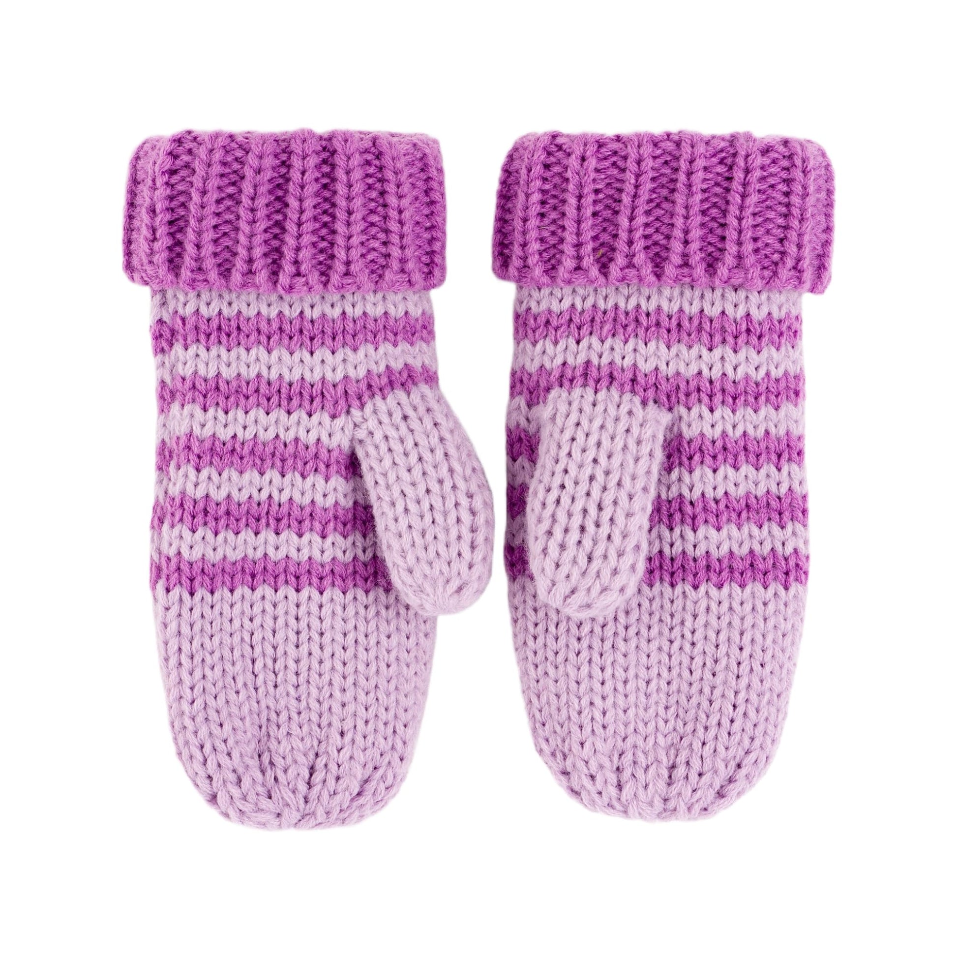 Girls Knit Earflap Hat and Mittens Set, Warm Cold-Weather Essential for Kids 1-12 Years
