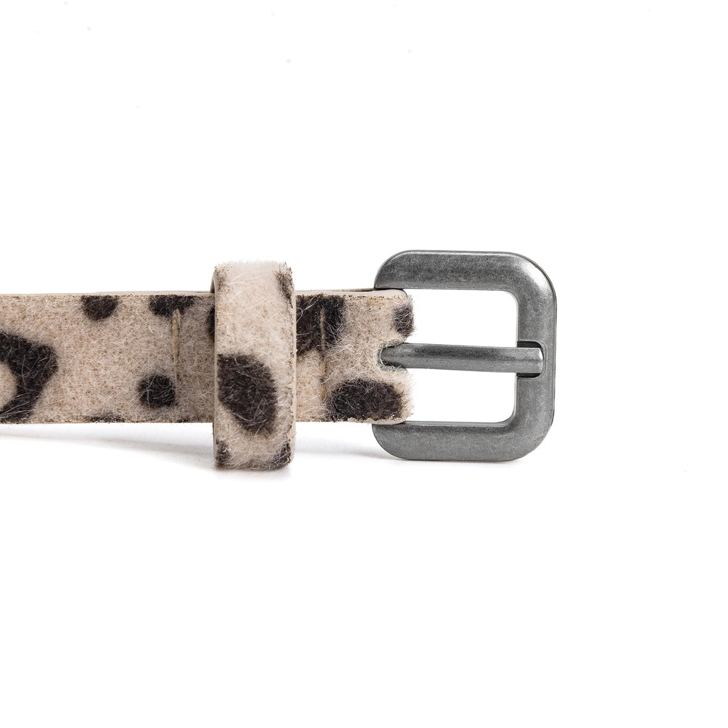 Girls' Leopard Print Faux Leather Belt – Fashion Belt for Kids, Youth, & Women