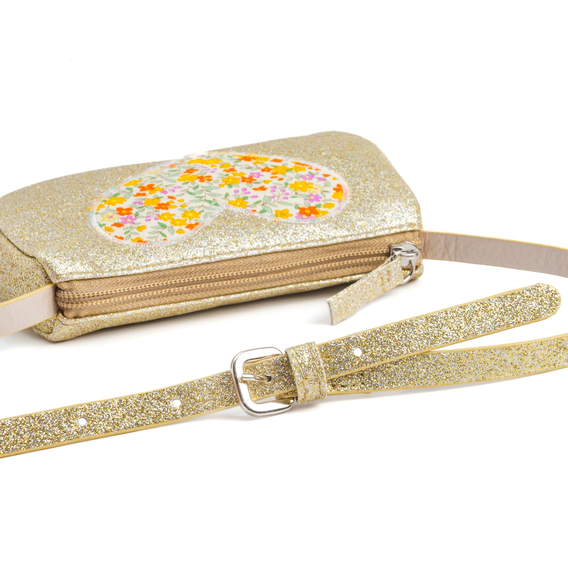 Sparkly Glitter Heart Purse for Girls Ages 3–8 – Cute Crossbody Gift