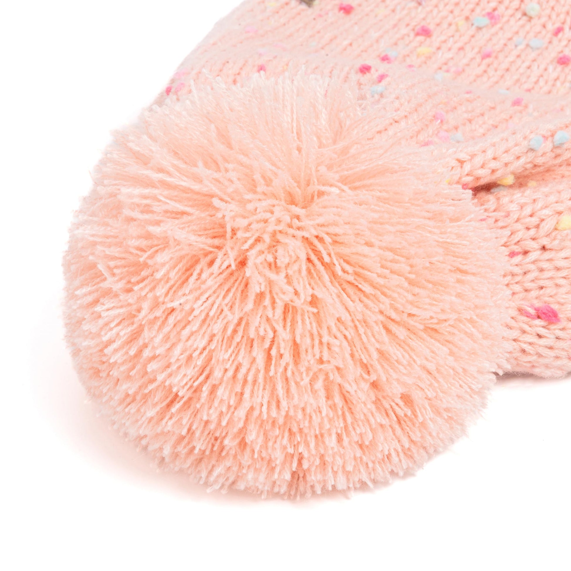 Girls Warm Knit Earflap Hat, Fleece Lined Cold-Weather Essential for Kids 1-12 Years, Unique Colorful Design, Premium Quality