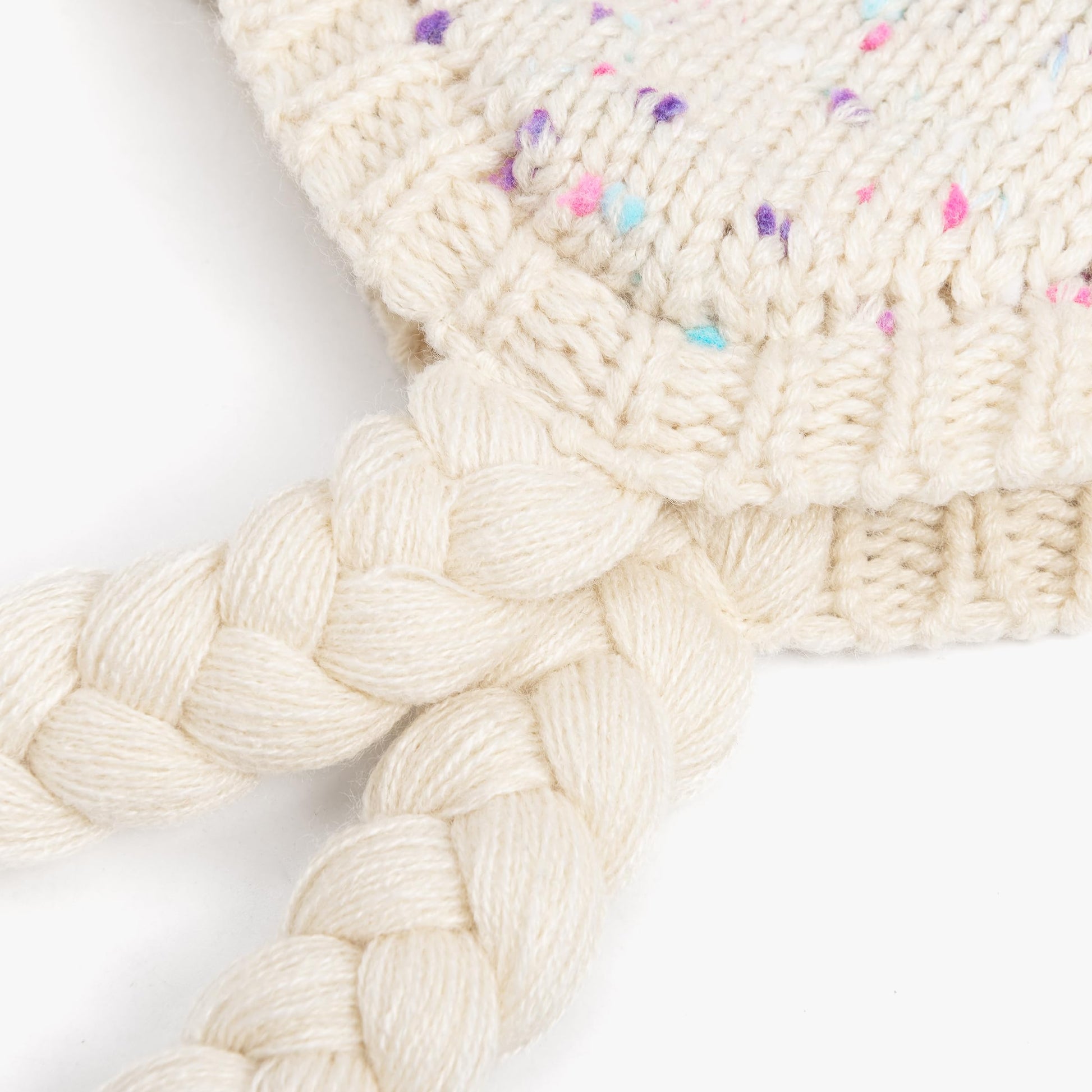 Girls Warm Knit Earflap Hat, Fleece Lined Cold-Weather Essential for Kids 1-12 Years, Unique Colorful Design, Premium Quality