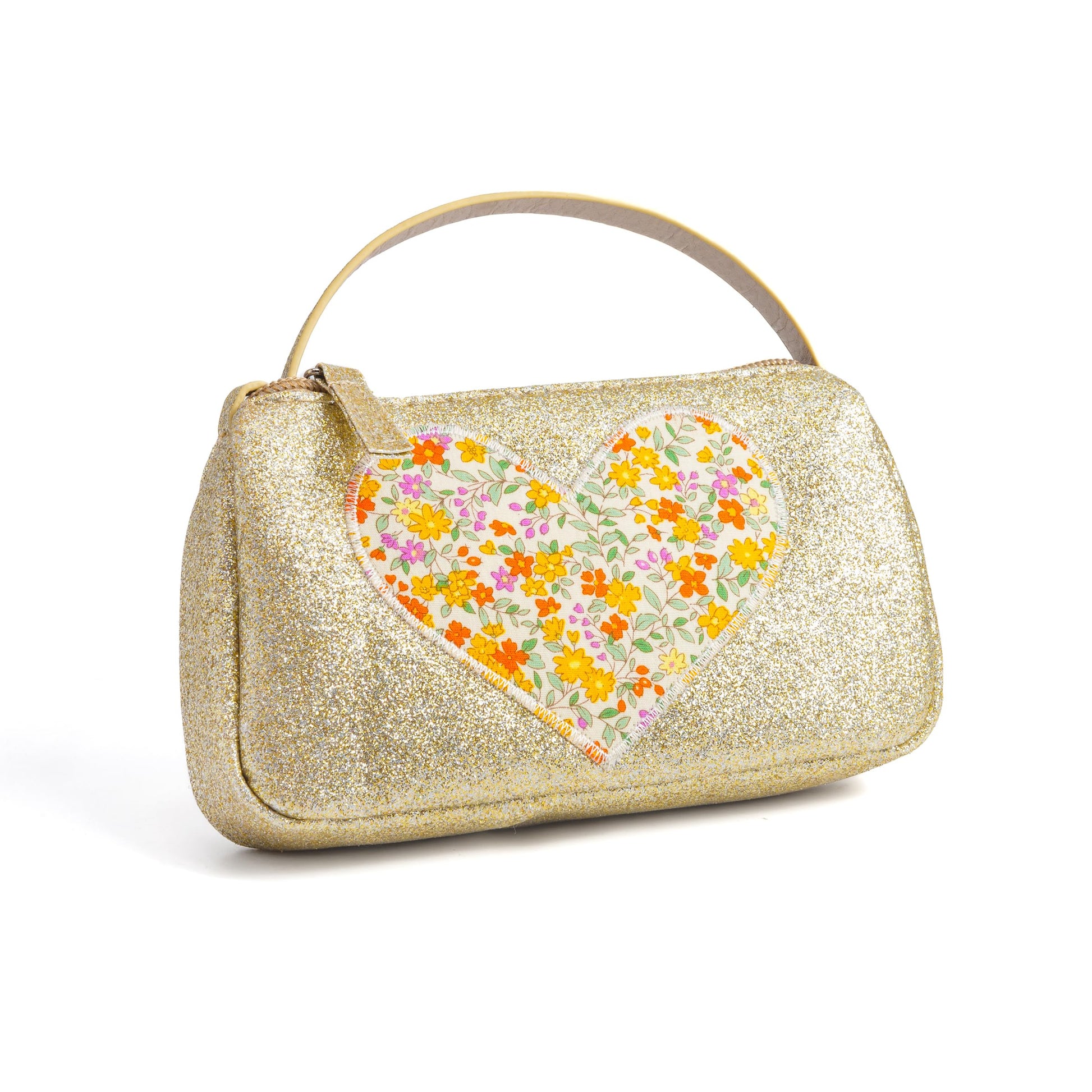 Sparkly Glitter Heart Purse for Girls Ages 3–8 – Cute Crossbody Gift