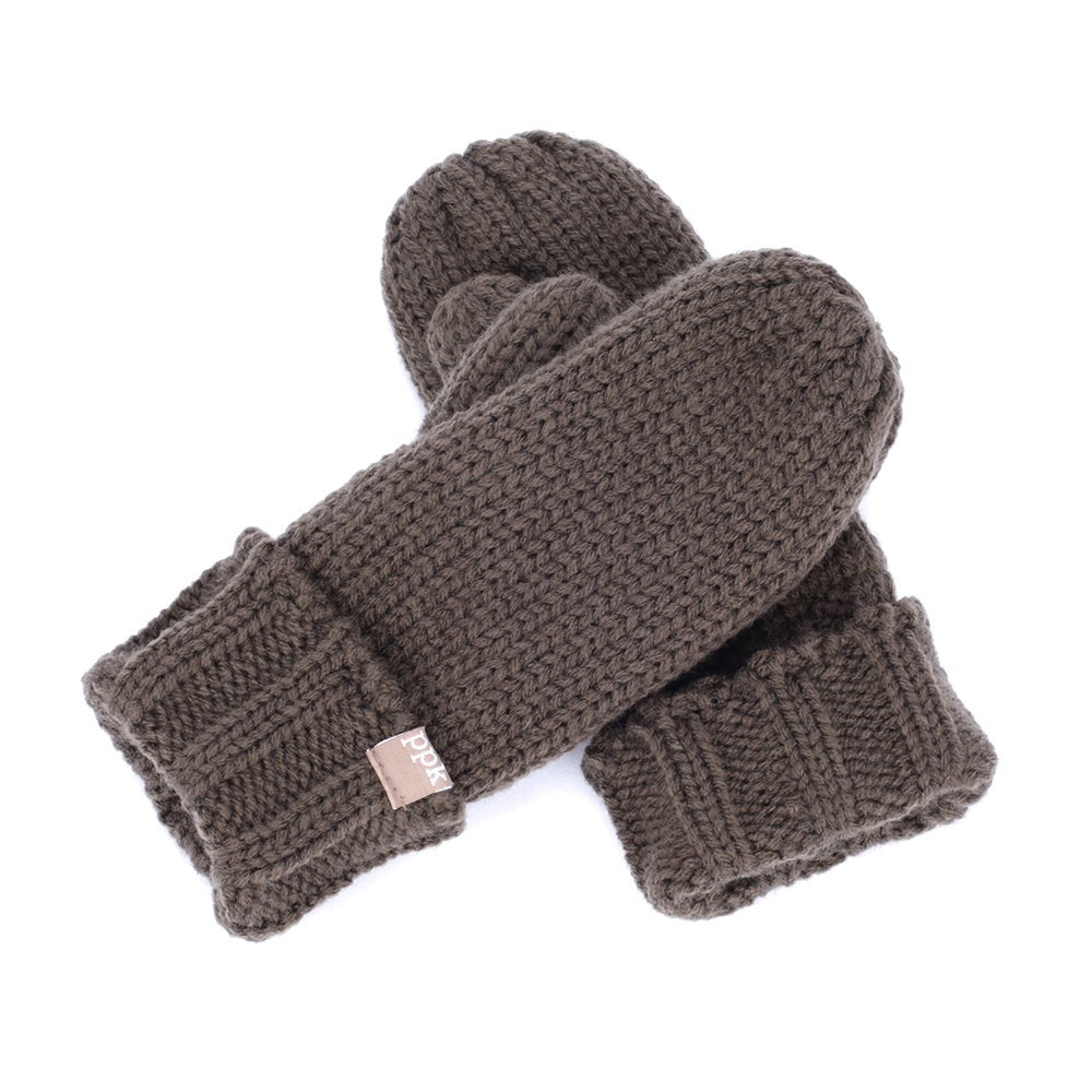 Kids Knitted Mittens with Fleece-Lined Interior - Cold Weather Basics - Boys 1-12 Y