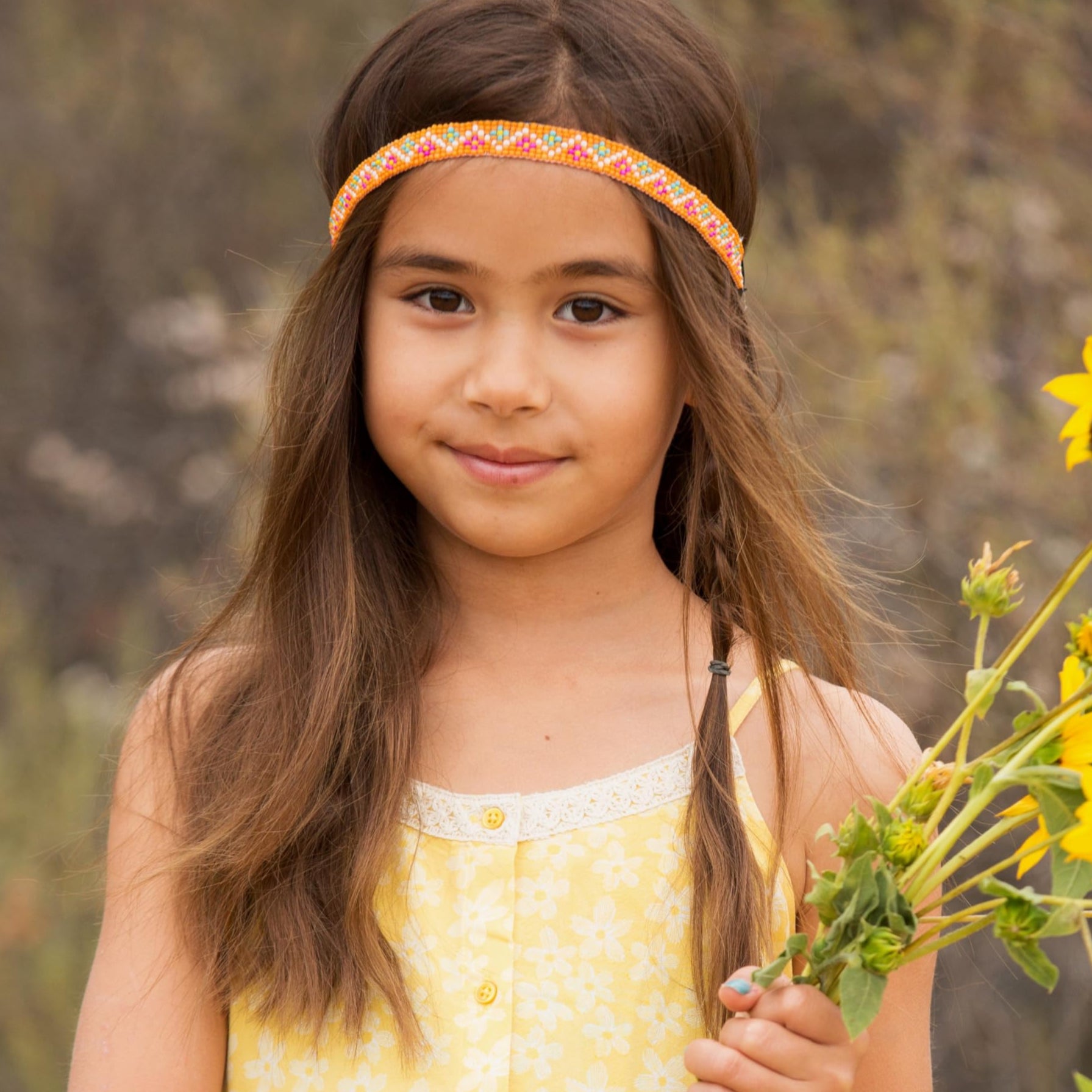 Beaded Boho Headband for Girls – Bold, Bright & Fun for Ages 5–14