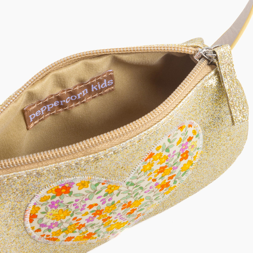 Sparkly Glitter Heart Purse for Girls Ages 3–8 – Cute Crossbody Gift