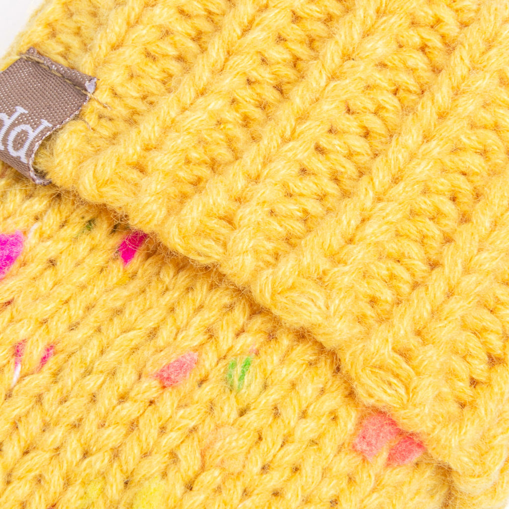 Girls Warm Knit Earflap Hat, Fleece Lined Cold-Weather Essential for Kids 1-12 Years, Unique Colorful Design, Premium Quality
