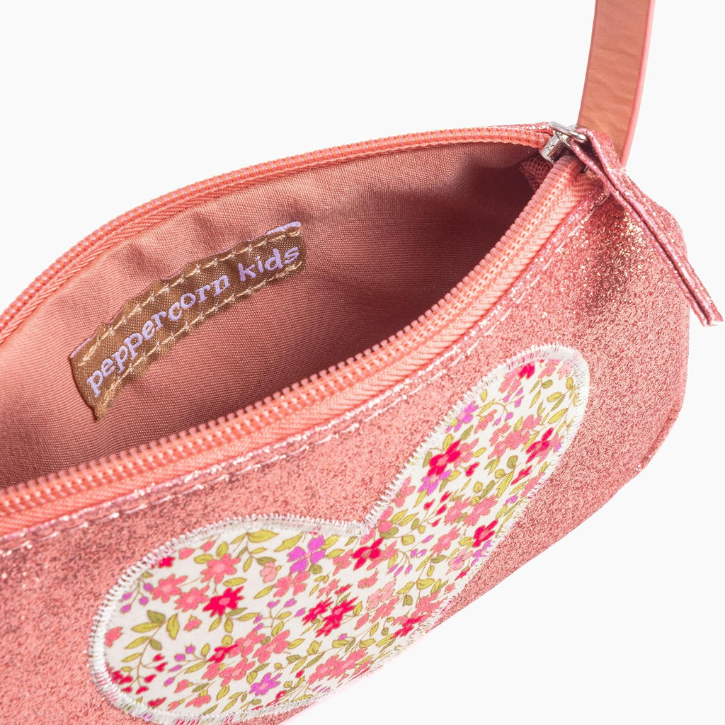 Sparkly Glitter Heart Purse for Girls Ages 3–8 – Cute Crossbody Gift