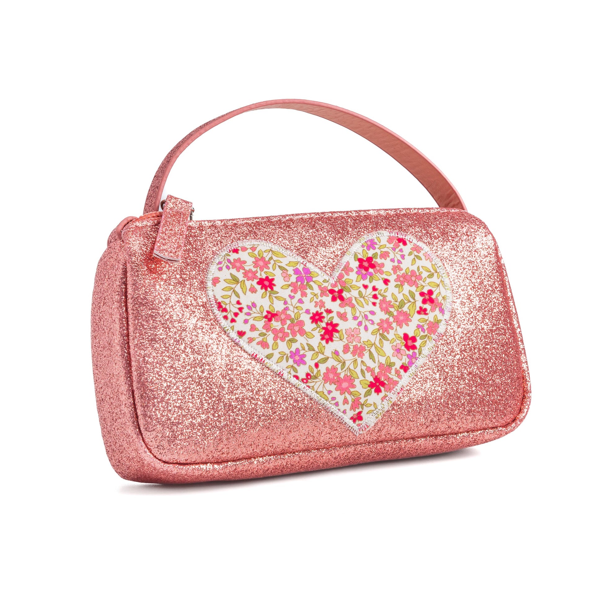 Sparkly Glitter Heart Purse for Girls Ages 3–8 – Cute Crossbody Gift