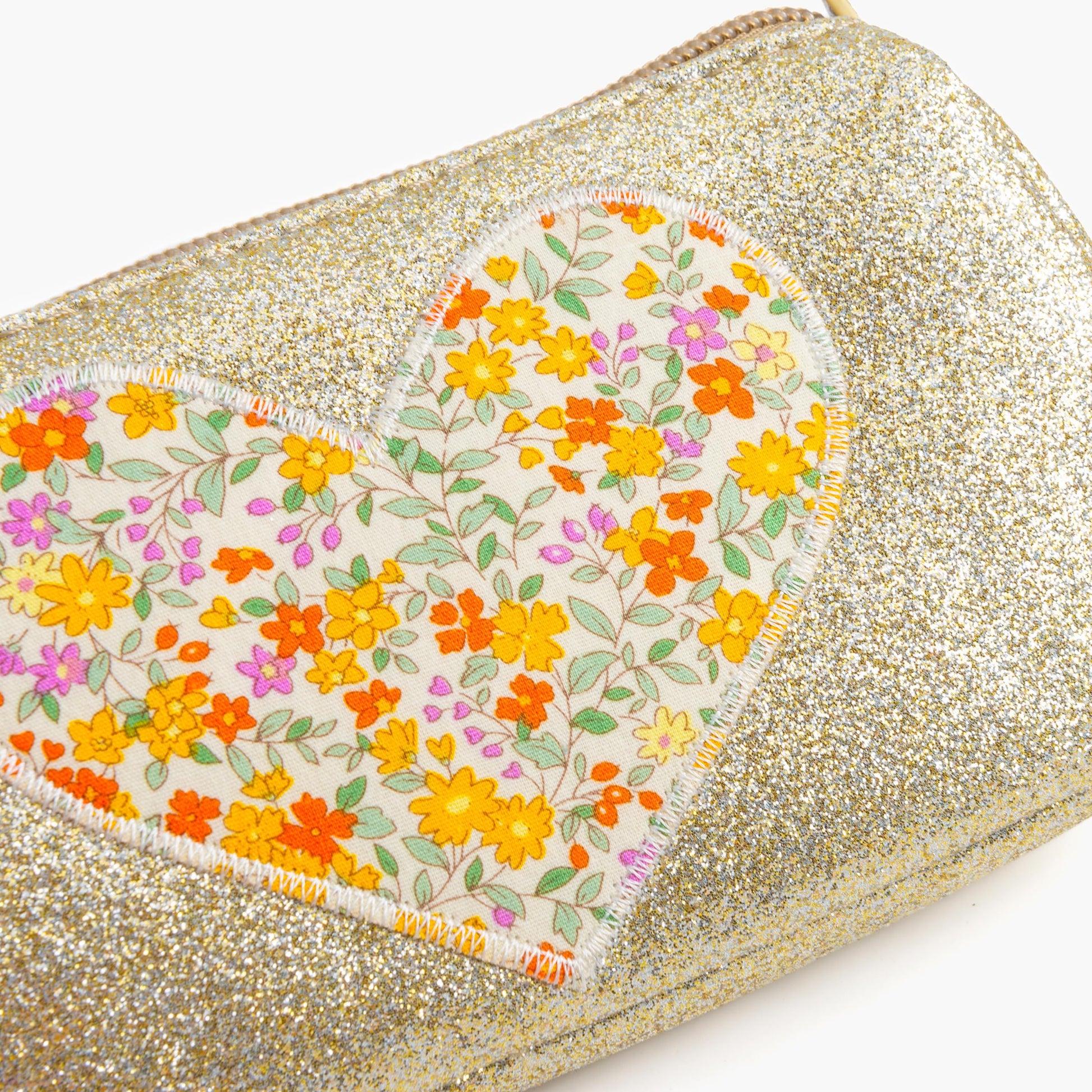 Sparkly Glitter Heart Purse for Girls Ages 3–8 – Cute Crossbody Gift