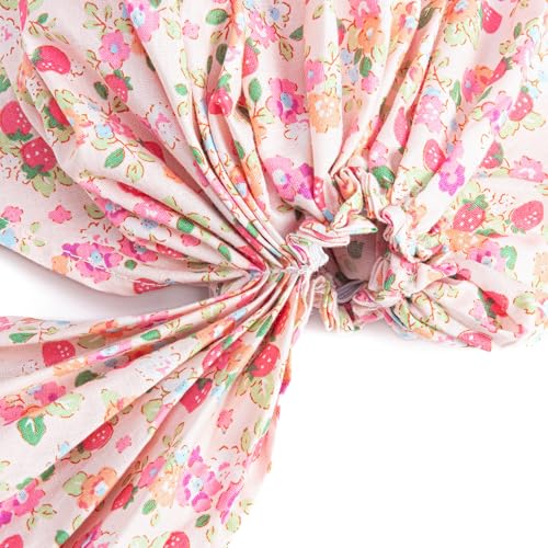 Peppercorn Kids Girls Pre-tied Summer Bandana Scarf - Kids Age 3-8 Y- Strawberry Print