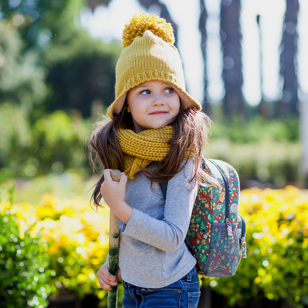 Kids Snung Winter Scarf / Double Layer Warm Neck-Wrap