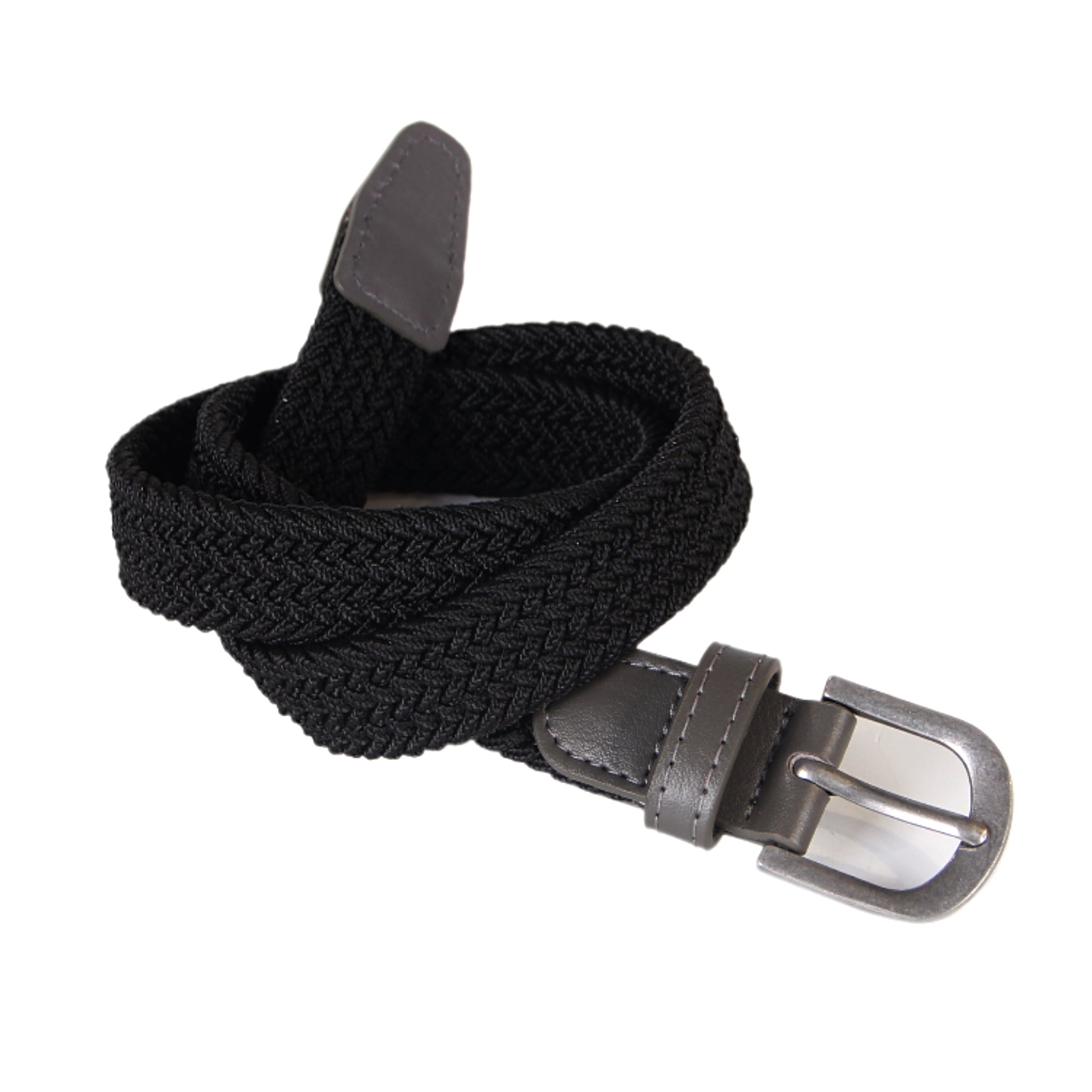 Boys Stretchy Leather Belt - Children's Age 4-14 Y