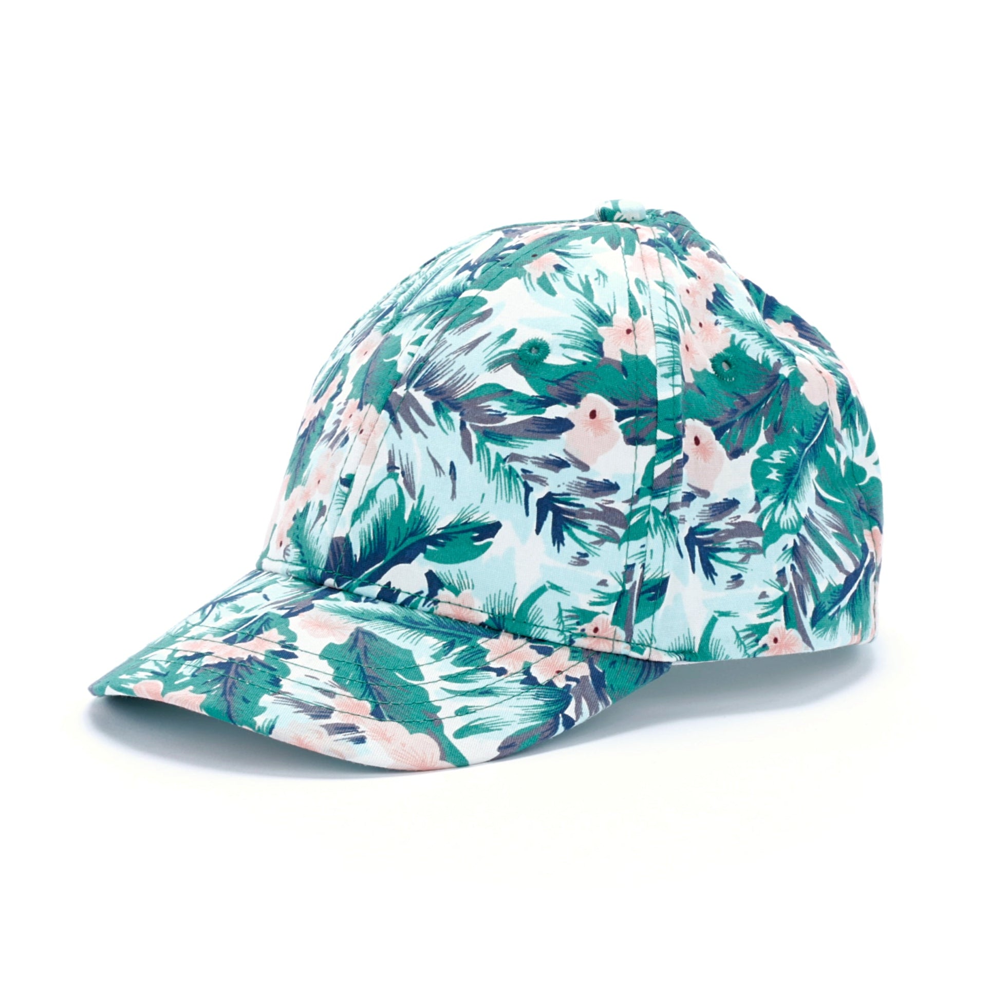 Kids Tropical Print Baseball Cap (Age 2-4/5Y) for Toddlers and Little Children- Unisex , Natural Cotton