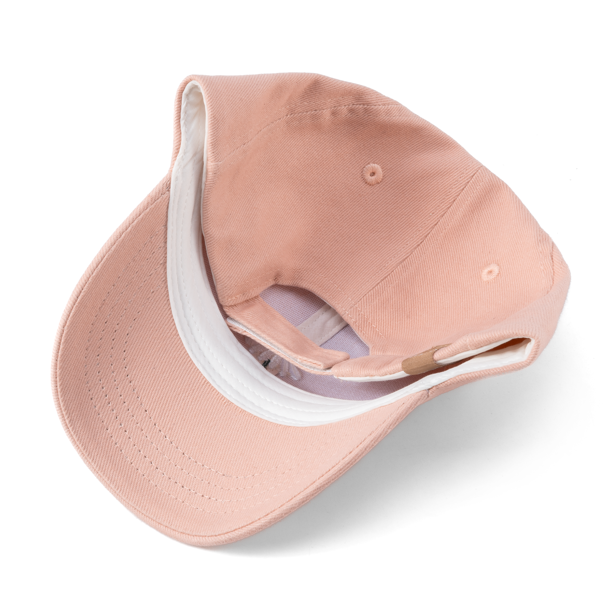 Kids Floral Baseball Cap (Age 2-6Y) for Toddler and Little Girls, Natural Cotton- Flower / Pink