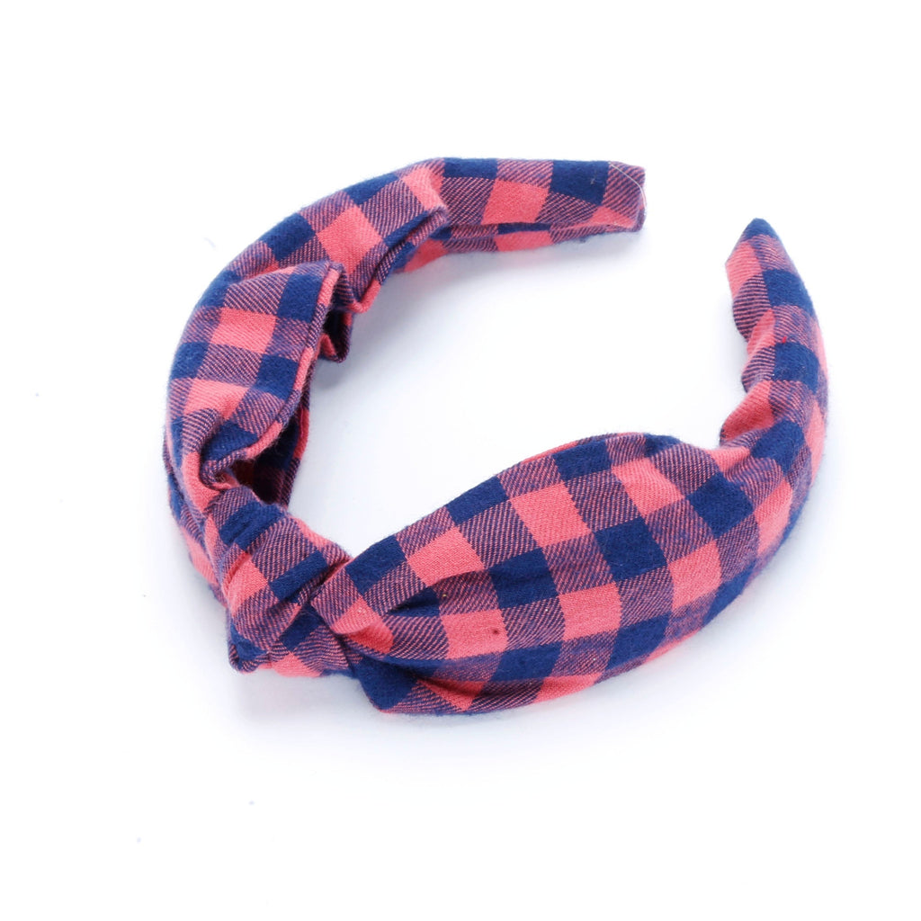 Peppercorn Kids Girls Headband- Classic Plaid (Age 3-12Y)