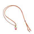 Pendant Baby Doll Charm Suede Necklace (Girls Ages 3-10)