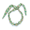 Little Girls Floral Beaded Fabric Necklace (3-8 Years, Toddlers)