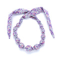Little Girls Floral Beaded Fabric Necklace (3-8 Years, Toddlers)