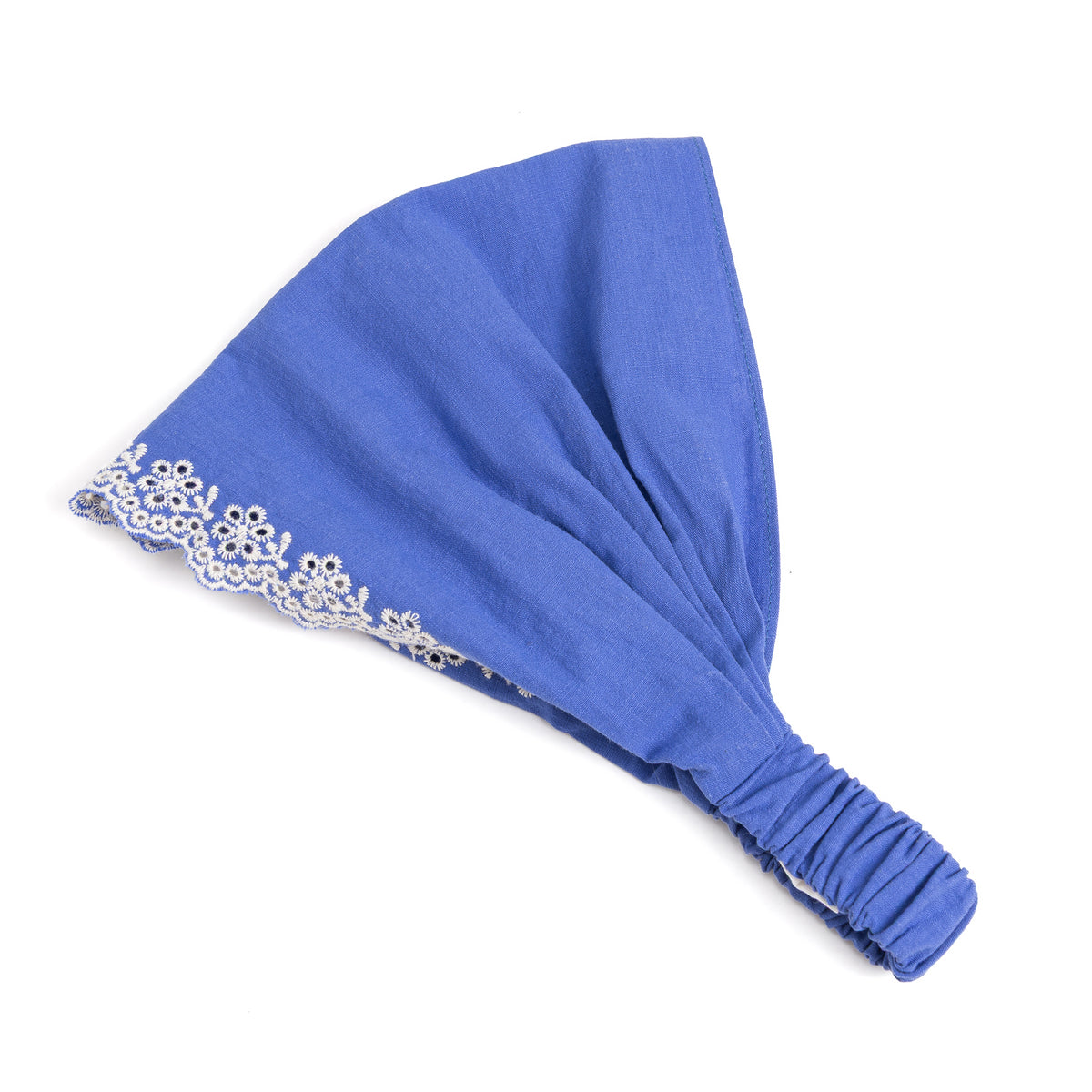 Peppercorn Kids Eyelet Needlework Embroidered Bandana Headband – For Girls Ages 5–12 Years
