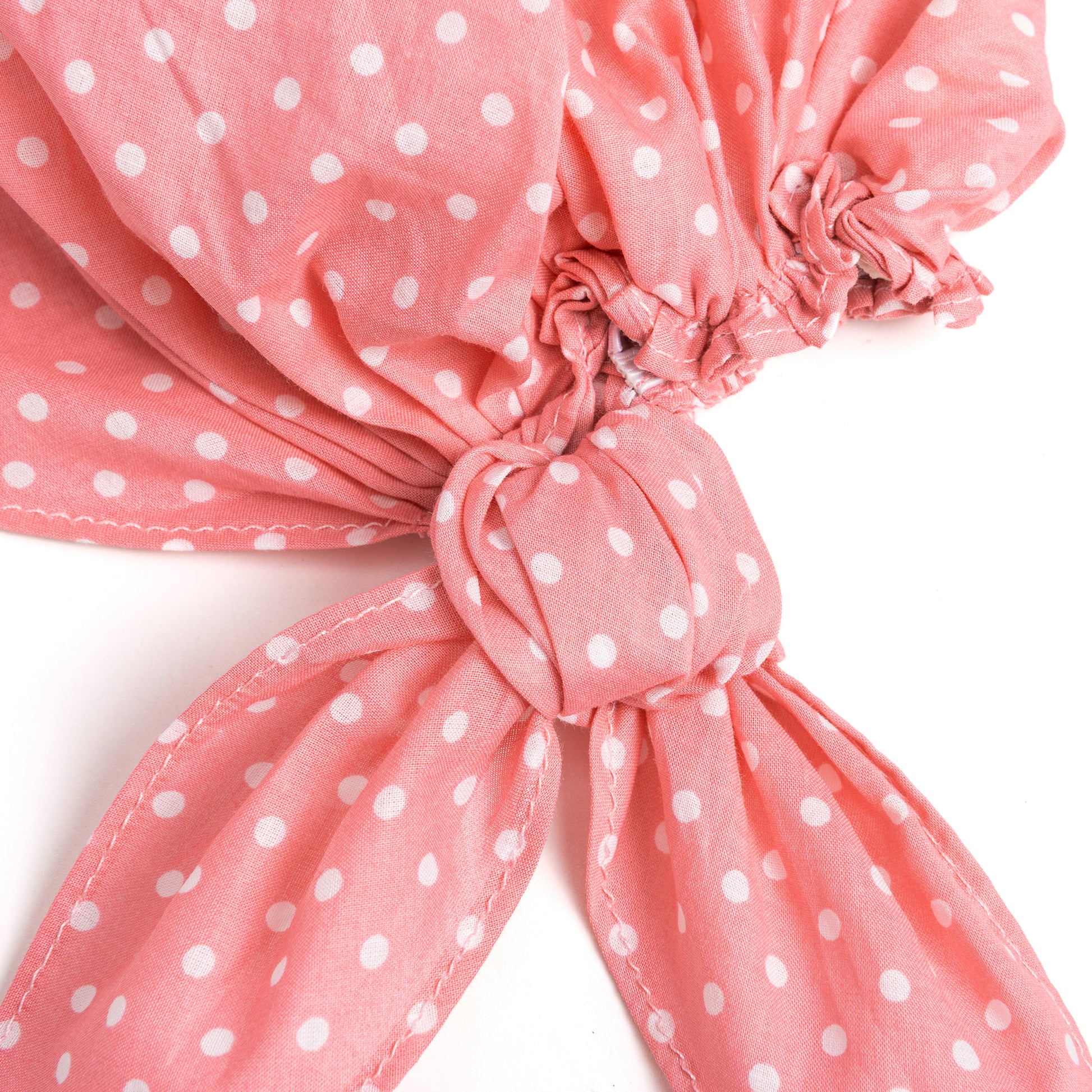 Peppercorn Kids Girls Summer Hair Bandana Pretied Head Scarf - Kids Age 3-8 Y- Polka Dots