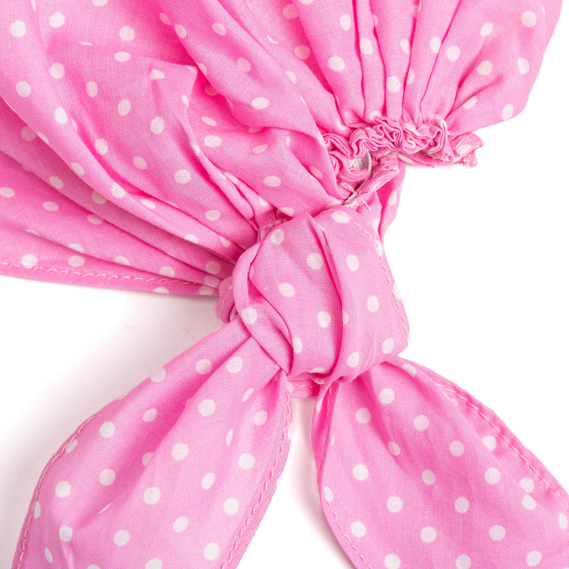 Peppercorn Kids Girls Summer Hair Bandana Pretied Head Scarf - Kids Age 3-8 Y- Polka Dots