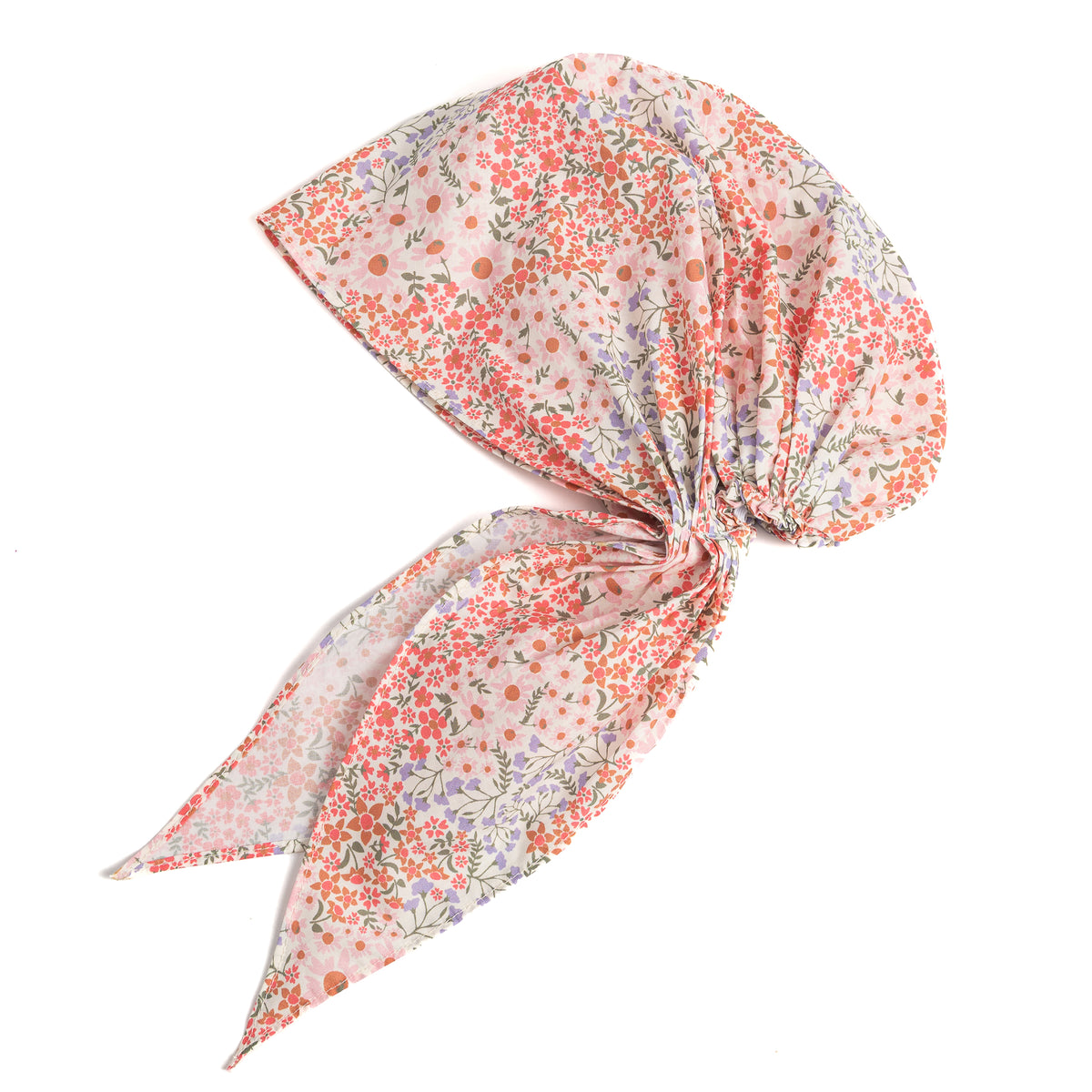 Peppercorn Kids Girls Pre-tied Hair Bandana Head Scarf - Kids Age 3-8 Y- Country Floral
