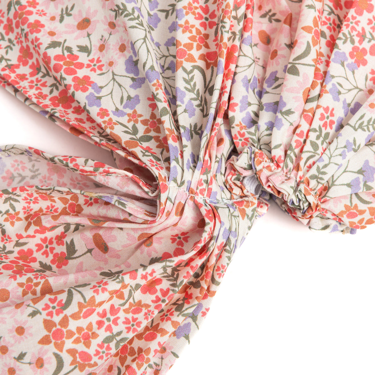 Peppercorn Kids Girls Pre-tied Hair Bandana Head Scarf - Kids Age 3-8 Y- Country Floral